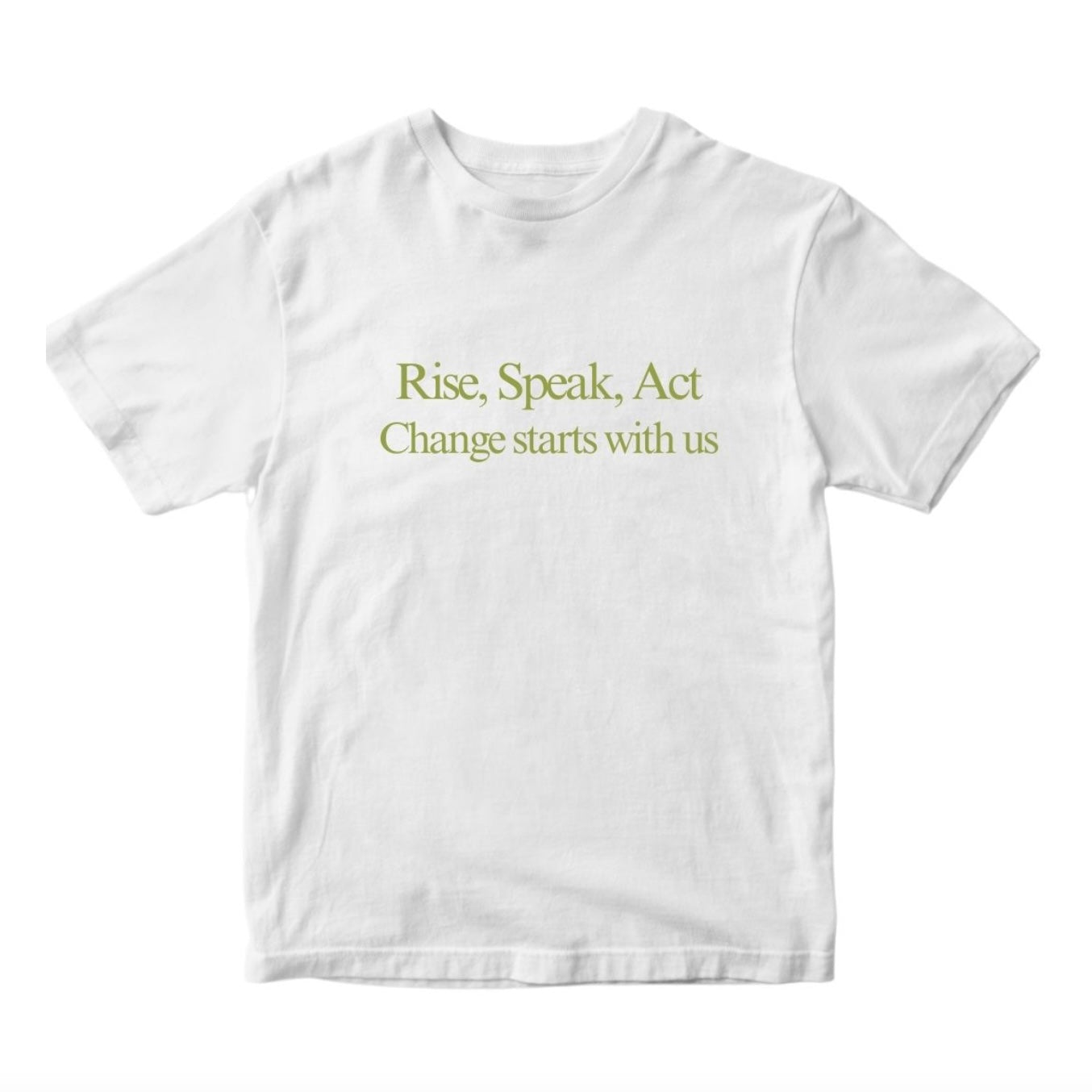 change starts with us baby tee