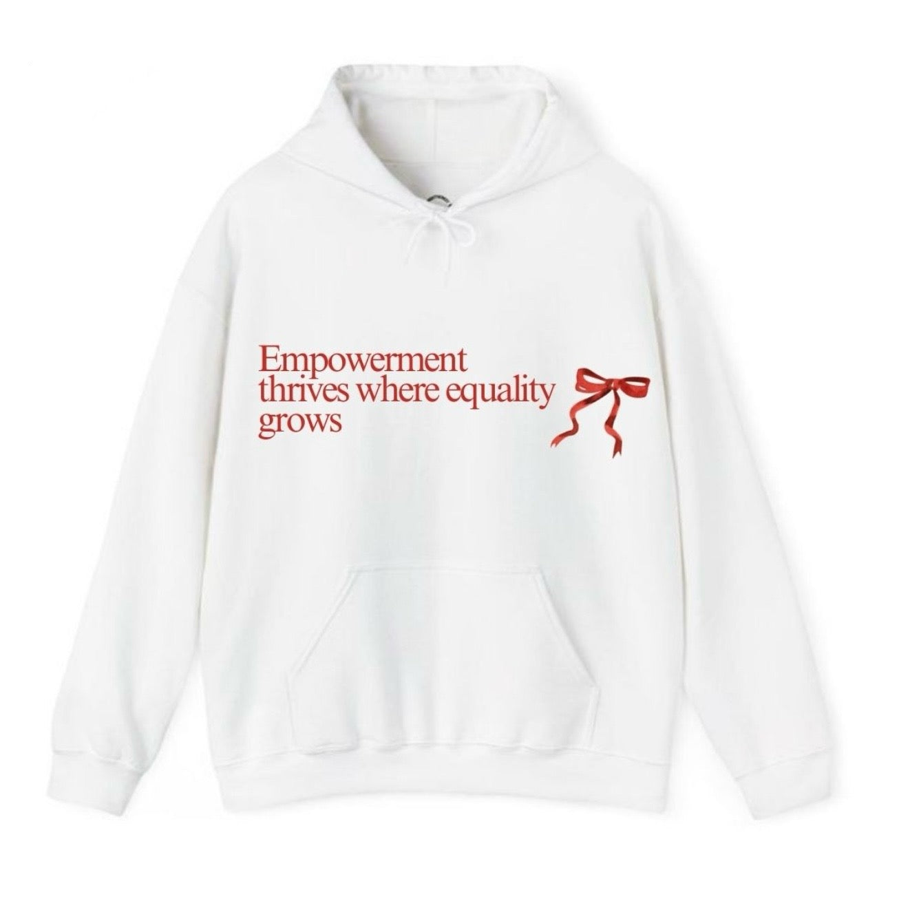 the fruit of power white hoodie